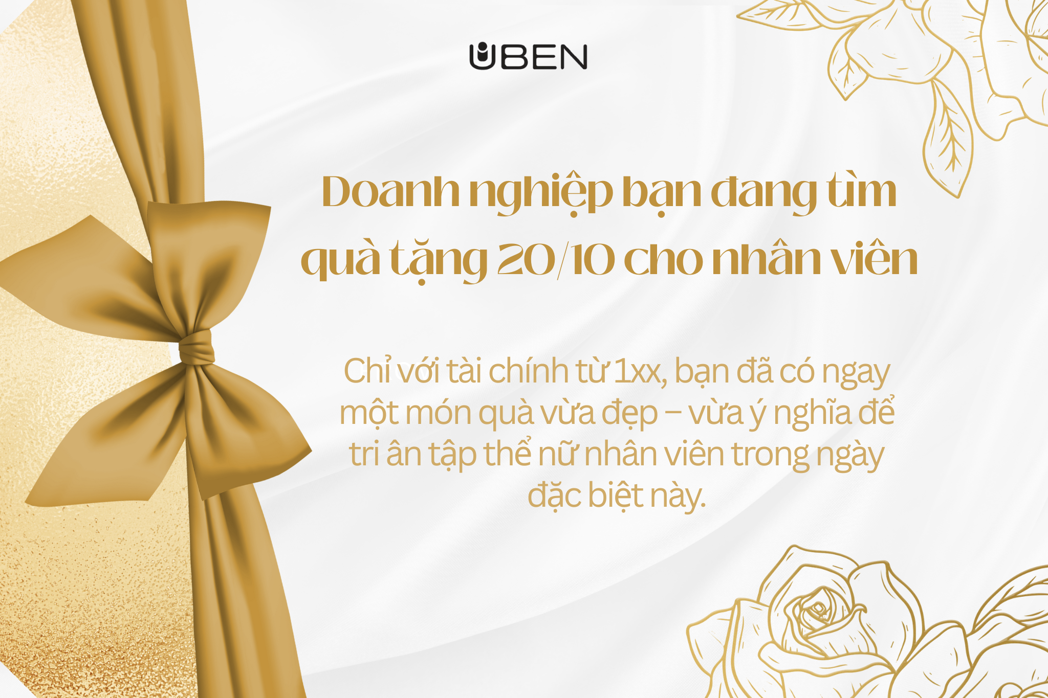 Gợi ý quà tặng 20/10 cho nhân viên – Tri ân phái đẹp cùng Uben